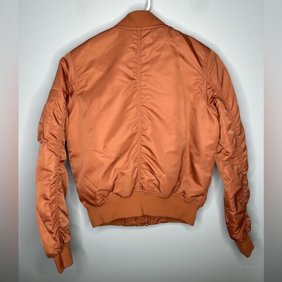 Aritzia Wilfred Free Pink Avion Bomber Jacket womens size XS - Picture 5 of 8